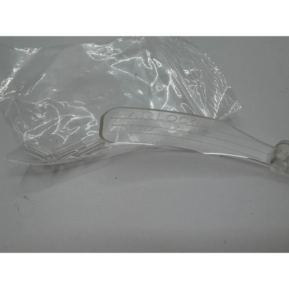 Airlock Enchantment 201 Titanium‎ Rimless Eyeglasses Teal Swarovski Crystal 52mm